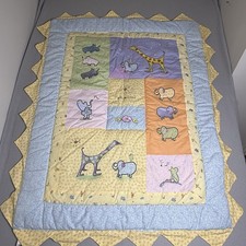 EUC Vintage Carters 1999 John Lennon Baby Nursery Crib Quilt Blanket Cover Rare