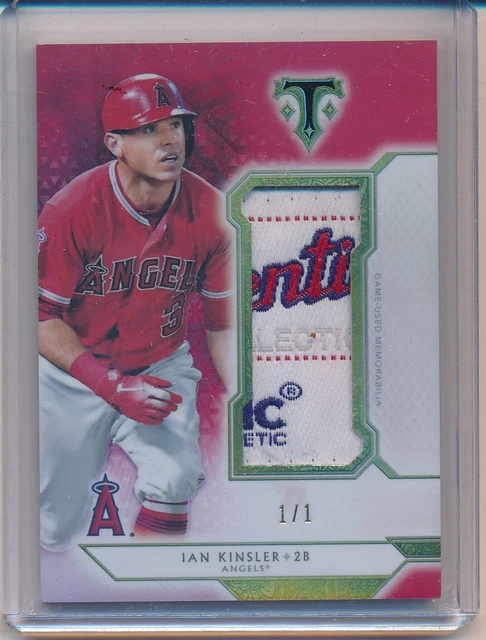 2018 Topps Triple Threads Ian Kinsler Single Jumbo Relic Patch 1/1