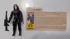 RARE Vintage G.I. Joe Cobra Intelligence Officer Baroness with File Card