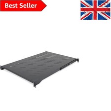 Image of Efficient 1U Vented Rack Shelf - Perfect for Organizing Servers & Equipment