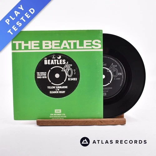 The Beatles - Yellow Submarine c/w Eleanor Rigby - 7" Vinyl Record - VG+/VG+