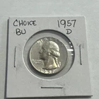1957 D Washington Quarter 90% Silver