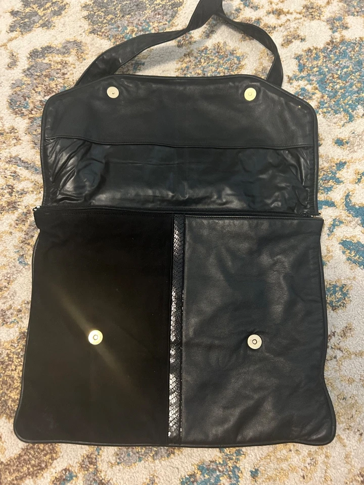 Bolso de hombro italiano vintage de cuero - Braccialini x Bonwit Teller Foto 3 de 4