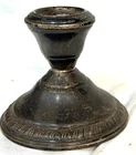 New ListingWallace Sterling, 4488, Weighted, and Single Candlestick with Ornate Edge Qty 1