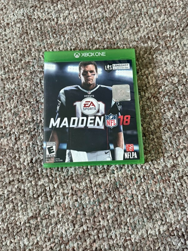 Xbox One Madden 18 Case & Manual Only!! No Game