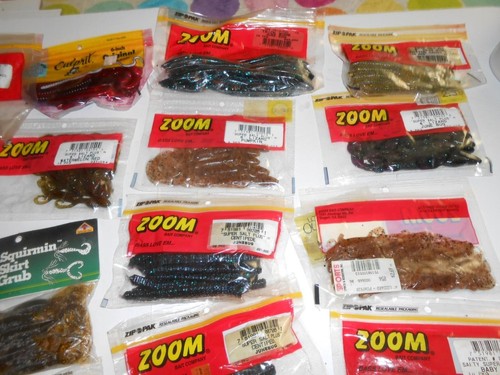 HUGE LOT X27 Zoom Flute + Salty Super + Misc - Rare Colors Fishing Lures Lot #2 - Picture 3 of 8