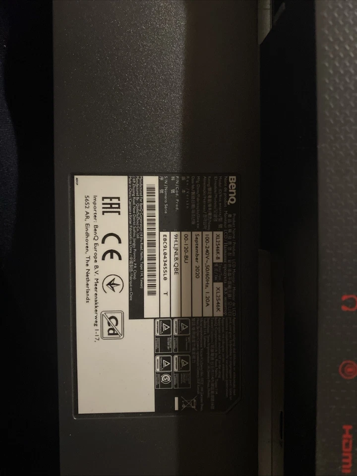 BenQ ZOWIE XL2546K 24,5 Zoll TN LCD FHD Gaming-Monitor - Bild 2 von 4