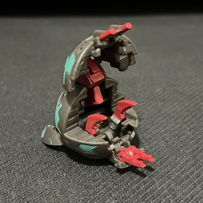 #ad Bakugan Klawgor 590g Gray Maxus Helios Ventus Great Condition $8.99