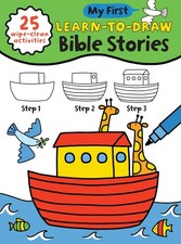 My First Learn-To-Draw: Bible Stories: Christian Coloring Book for Toddlers ...