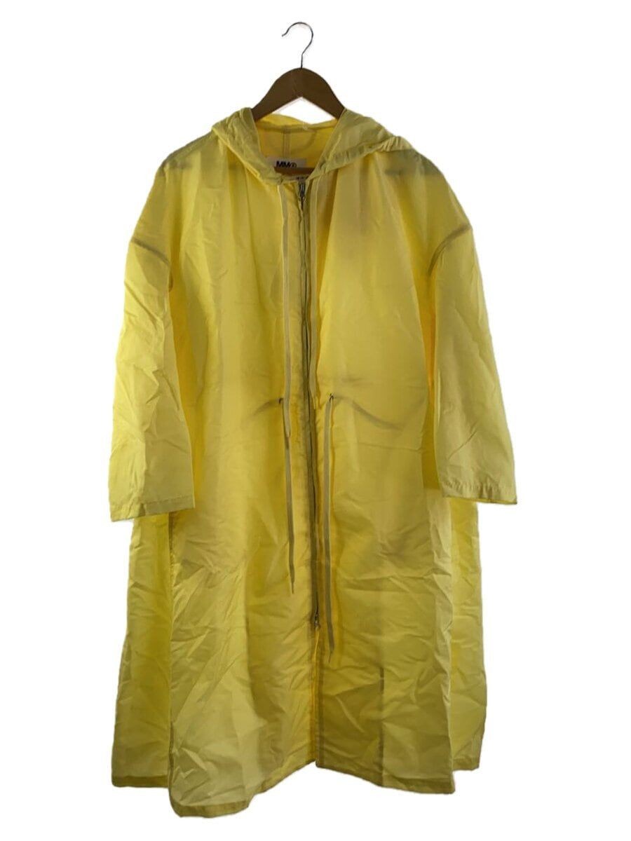 ALTRA Cappotto lungo MM6 altro 22ss nylon con cappuccio 38 giallo tinta unita S52AA0128