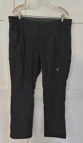 EDDIE BAUER WOMEN'S FIRST ASCENT BLACK HIKING/OUTDOOR PERFORMANCE PANTS SIZE 18