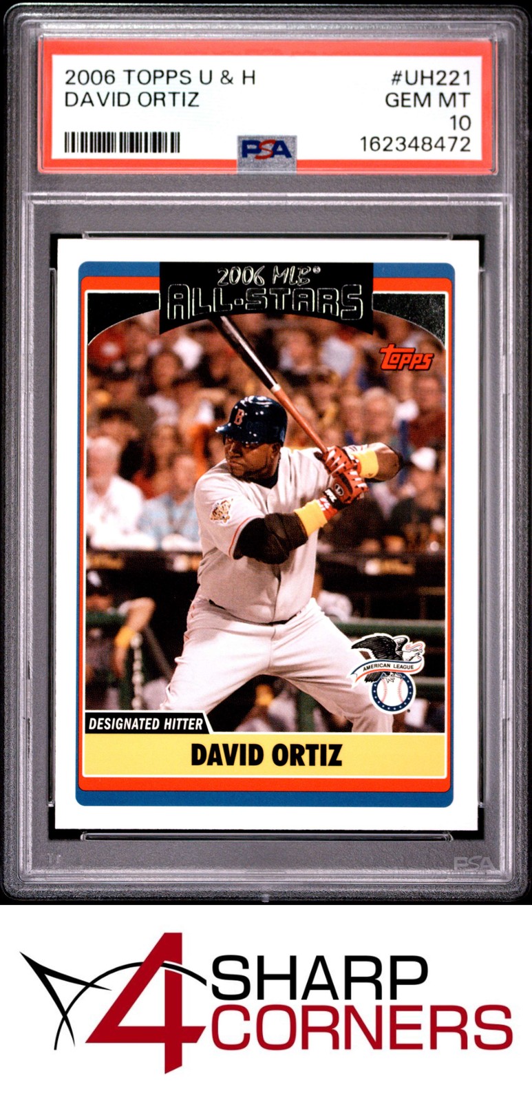 2006 TOPPS UPDATES & HIGHLIGHTS #UH221 DAVID ORTIZ HOF PSA 10