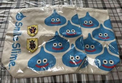 Dragon Quest Smile Slime Tragetasche 2er Set mit Aufkleber