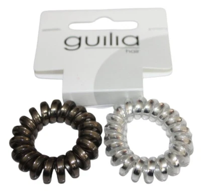 Guilia 2 x Haargummis Haargummi Haarband Zopfgummi Ø 4 cm