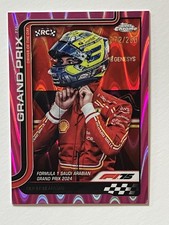 2025 Topps Chrome F1 Oliver Bearman RC Rookie Pink Refractor 172/250 #123