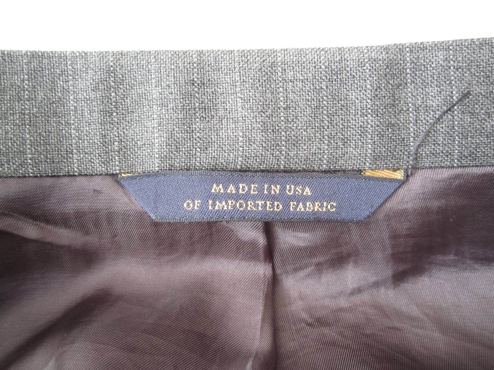 Men Brooks Brother 1818 Regent Fit Wool Stripe Button Blazer Jacket Sz 44(MJ48) thumbnail 7