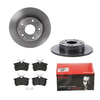 Brembo Bremsscheiben Ø260MM + BremsbelÄGe Hinten FÜR Honda Accord VII Honda