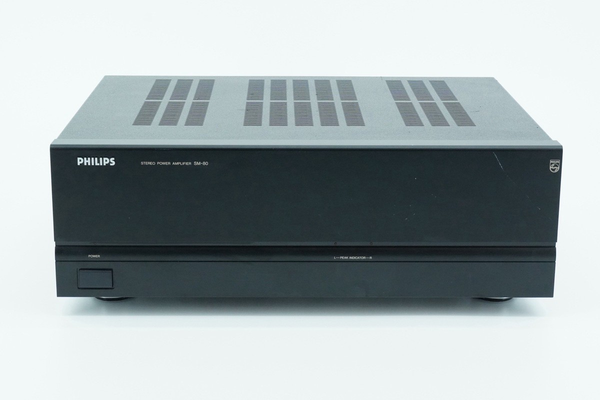 Philips-Marantz SM-80 Stereo Power Amplifier 2x 100 Watts RMS