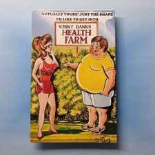 Comic Postcard Health Farm Coach Boobs Fat Man C1985 Bamforth & Co