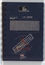 2003 Fleer Platinum MLB Scouting Report Materials 119/250 JD Drew 10ou