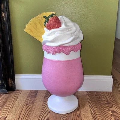 NEW Strawberry & Pineapple Pina Colada Tropical Pink Drink Stool