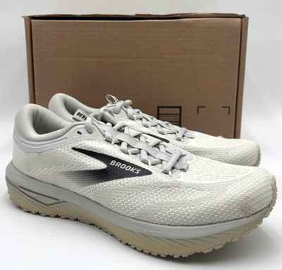 Brooks REVEL 7 1104351D178 Men's USED Running Shoes White US Size 10D
