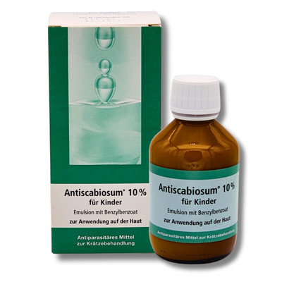 Antiscabiosum 10% für Kinder   1 x 100 ml Krätze Scabies Behandlung