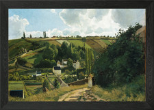 Countryside Landscape Painting Framed Wall Art Poster Canvas Print Picture