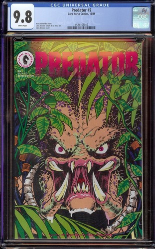 Predator # 2 CGC 9.8 White (DHC, 1989) 2nd appearance of Predator, Warner cover