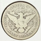 1901 Barber Half Dollar 90% Silver US Mint Liberty Head Circulated Coin S041