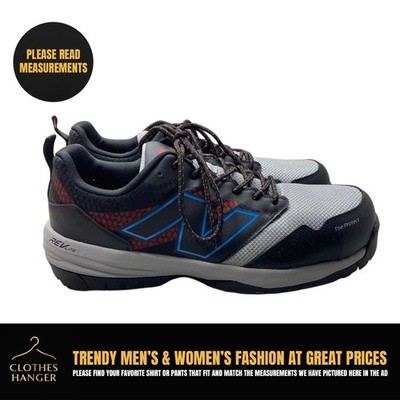 New Balance Men s Steel Toe Quick Shift EH Work Shoe Black/Gray/Red/Blue Size 15