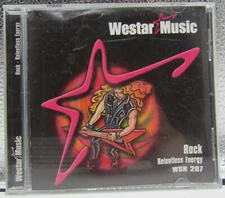 WSR 207 ROCK: RELENTLESS ENERGY WESTAR MUSIC PRODUCTION LIBRARY AUDIO CD