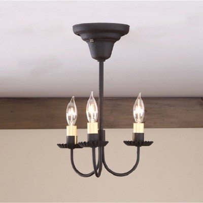 Westford Three Arm Ceiling Light Textured Black Ebay