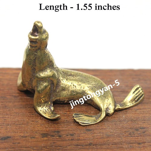 Brass Marine Animal Figurines Small Statue House Office Table Decoration Toys - Picture 18 of 25