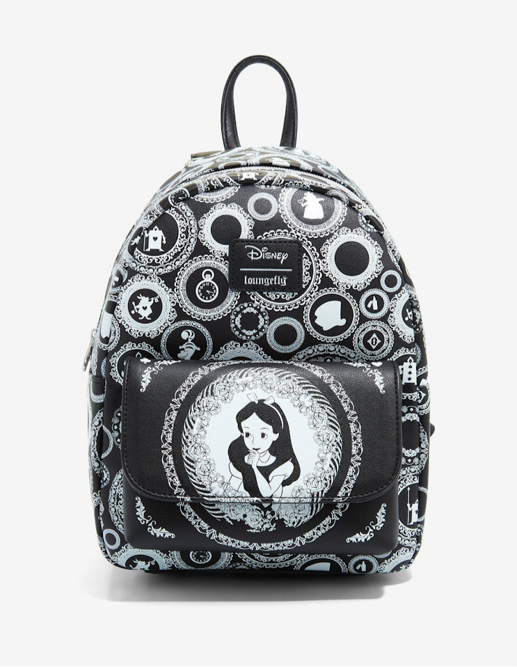 Alice in Wonderland Black and White mini backpack BNw/tags  display picture 2