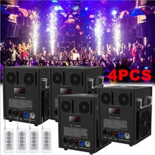 4pcs 700W Cold Spark Machine DMX Firework Stage Effect Show Disco Event Party US