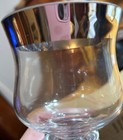 NIB Yankee Candle Silver Edge Tall Glass Votive Holder 8.5" Tall BEAUTIFUL — photo 6