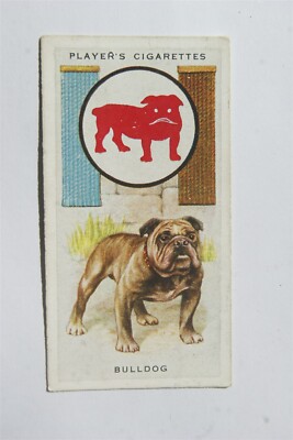 1933 Player's Boy Scout & Girl Guide Patrol Signs & Embleme No. 2 Bulldogge