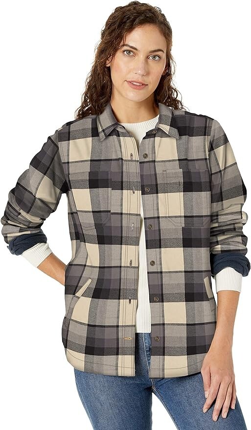Carhartt Fleece Lined Plaid Shirt Womens Carhartt Women's Hooded - Main Image