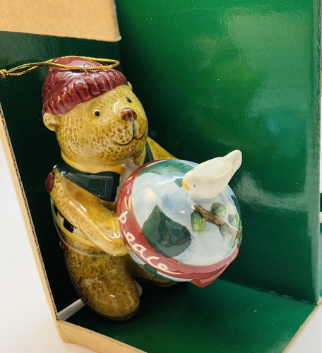 NIB Joy to the World DEBBIE MUMM Hand Painted Christmas Tree Ornaments - Picture 4 of 6