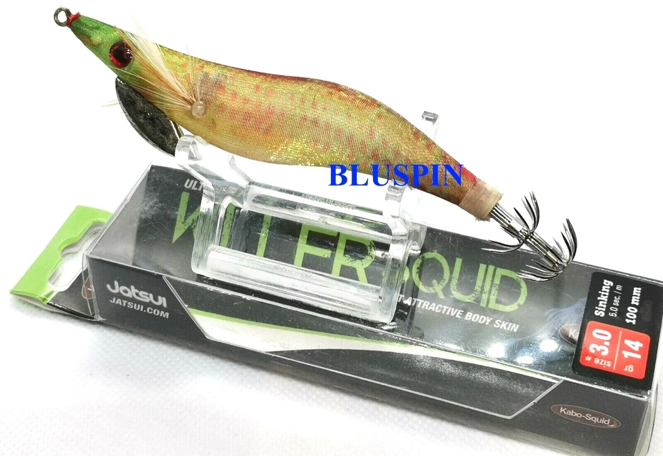 TOTANARA/SEPPIARA JATSUI KABO KILLER SQUID ULTIMATE SQUID JIG EGI 3.0 COL: NSS