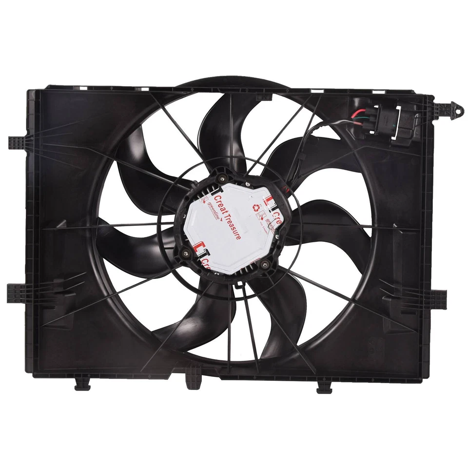 Radiator Cooling Fan Assembly Fits Mercedes Benz C300 2.0L 2015-2020 0999061100 - Изображение 2 из 4