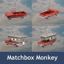 1968 Chevy C10 Chevrolet Pickup Truck Christmas Ornament w/  w/o Camper C-10