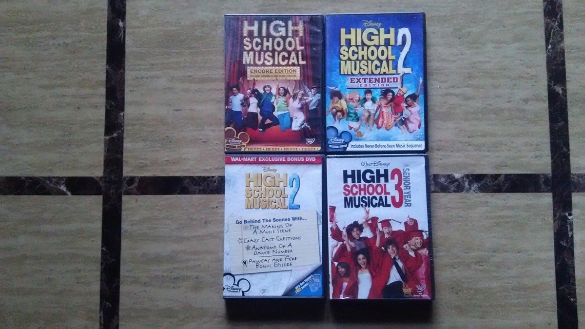 High School Musical Collection DVD Movie Collection (4 Movies