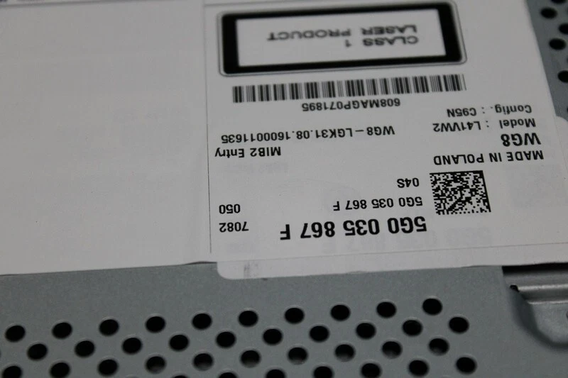 VW Golf 7 5G Radio SD MIB2 DAB 5G0035867 F - Immagine 4 di 4