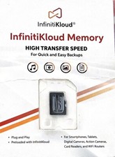 Infinitikloud Memory 256 GB High Transfer Speed For Quick And Easy Backups