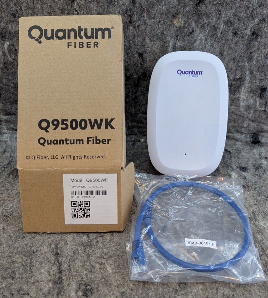 Quantum Fiber Q9500WK Tri Band 360 WiFi Extender Compact White 2