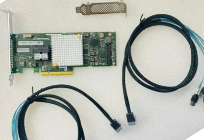 Adaptec ASR-8805 PCI-E 3.0 1GB 12Gb/s RAID Card + 2* SFF-8643 SATA cable