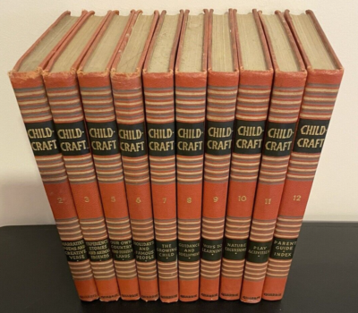 Childcraft　英語版　海外　児童書　箱入　ヴィンテージ Vintage Childcraft Book 1939 Volumes 2,3,5,6,7,8,9,10,11,12