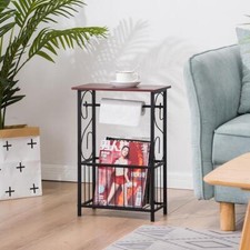 Image of Small Beside End Table Side Coffee Table Living Room Storage Cabinet Nightstand